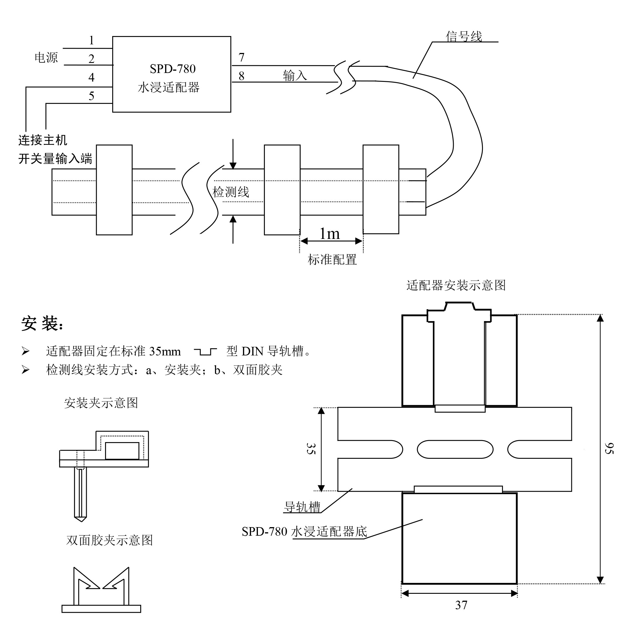 区域式机房水浸检测 SPD-780